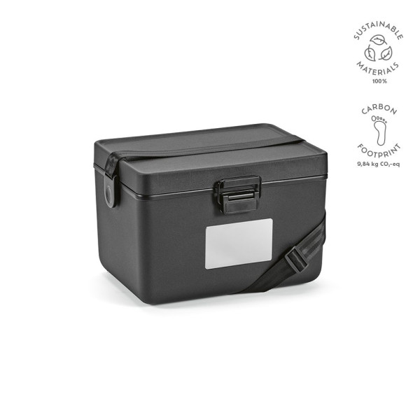 Glacière Bangkok Cooler 12L en plastique recyclé avec plaque personnalisable – BCM Goodies