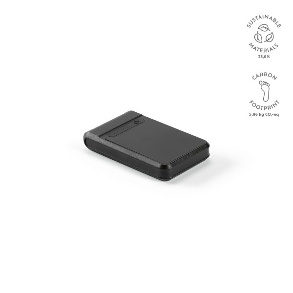 Ampx Powerbank 6000mAh personnalisable – Batterie externe compacte USB A et USB C pour déplacements professionnels – BCM Goodies
