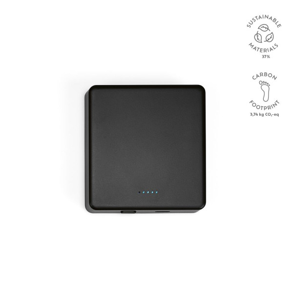 Powerbank personnalisé Mendel 5000 mAh – Recharge rapide 15 W, compact et résistant, BCM Goodies