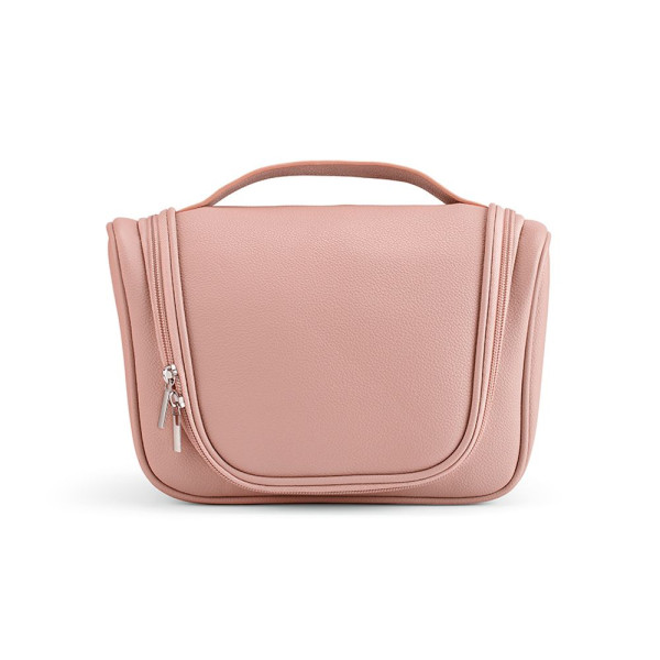 Trousse de toilette Shanghai en cuir recyclé – Accessoire de voyage éco-responsable pour entreprises et cadeaux d’affaires