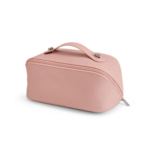 Trousse de toilette Macao en cuir recyclé avec compartiments spacieux et fermeture éclair – Accessoire de voyage BCM Goodies