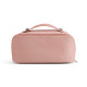 Trousse de toilette Macao en cuir recyclé avec compartiments spacieux et fermeture éclair – Accessoire de voyage BCM Goodies