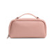 Trousse de toilette Macao en cuir recyclé avec compartiments spacieux et fermeture éclair – Accessoire de voyage BCM Goodies