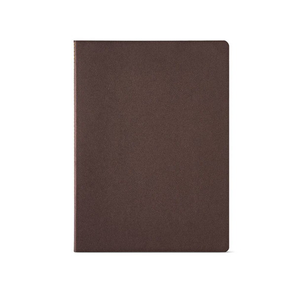 Carnet Bronte A4 en carton recyclé personnalisé – 160 pages ivoire, couverture durable, 13 couleurs, BCM Goodies