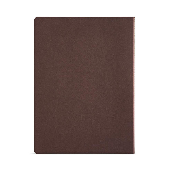 Carnet Bronte A4 en carton recyclé personnalisé – 160 pages ivoire, couverture durable, 13 couleurs, BCM Goodies