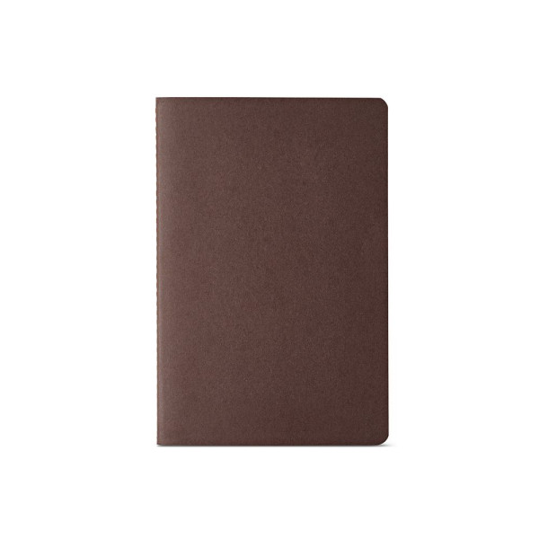 Carnet personnalisable Bronte A5 avec couverture recyclée – 160 pages, 13 couleurs, communication d’entreprise – BCM Goodies