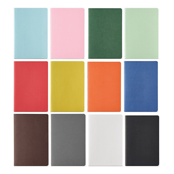Carnet personnalisable Bronte A5 avec couverture recyclée – 160 pages, 13 couleurs, communication d’entreprise – BCM Goodies