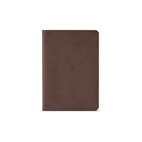 Carnet Bronte A6 en carton recyclé - 160 pages papier FSC, format compact et écologique