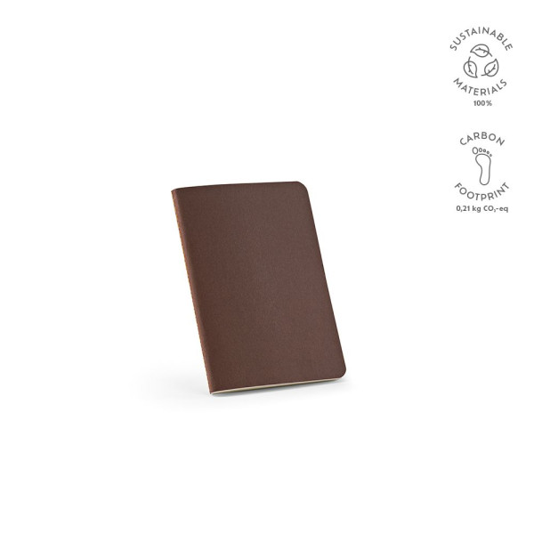 Carnet Bronte A6 en carton recyclé - 160 pages papier FSC, format compact et écologique