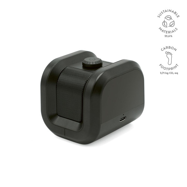 Boomz Speaker personnalisable – Haut-parleur publicitaire pour communication d’entreprise B2B