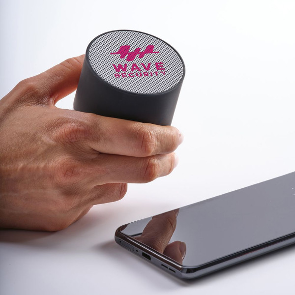Haut-parleur personnalisable Gauss Speaker pour événements et cadeaux d’entreprise – BCM Goodies