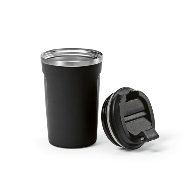 Gobelet de voyage en acier inoxydable recyclé Limpopo Travel Cup 490 ml – Isotherme, écologique et facile à nettoyer