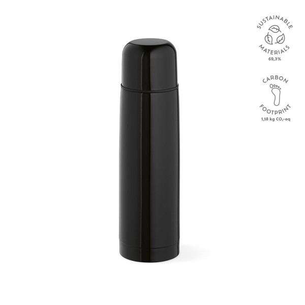 Thermos Danube 500 ml personnalisable en acier inoxydable recyclé – BCM Goodies