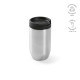 Gobelet isotherme personnalisable Okavongo Travel Cup en acier recyclé – Objet publicitaire pratique pour entreprises