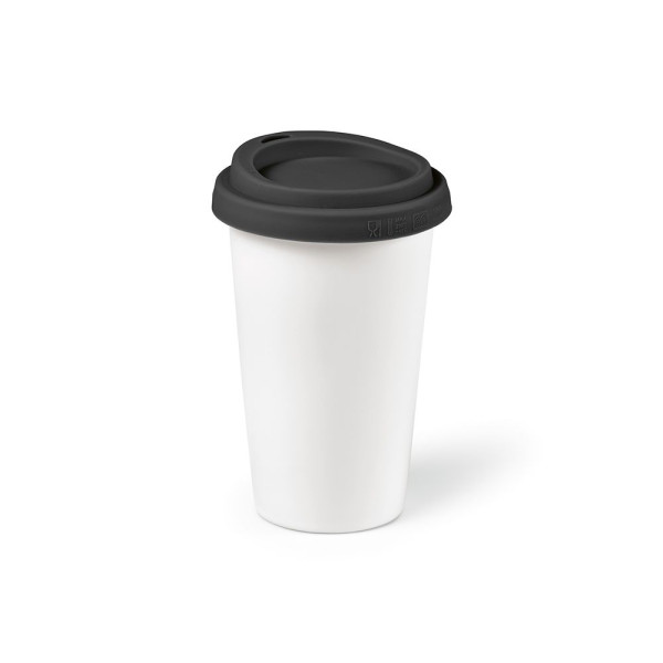 Tasse de voyage Tagus Travel Cup 300 ml en céramique avec couvercle silicone – BCM Goodies