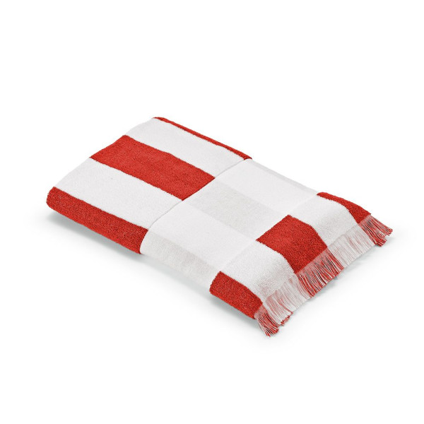 Serviette de plage personnalisable Amadeo Towel 80x180 cm en coton recyclé – Goodie d’entreprise écologique Portugal