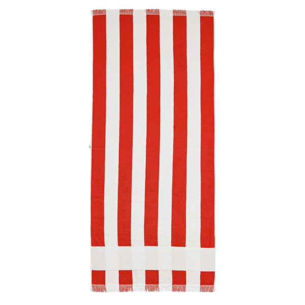 Serviette de plage personnalisable Amadeo Towel 80x180 cm en coton recyclé – Goodie d’entreprise écologique Portugal
