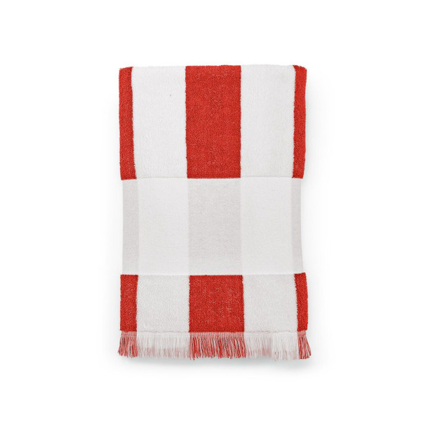 Serviette de plage personnalisable Amadeo Towel 80x180 cm en coton recyclé – Goodie d’entreprise écologique Portugal