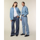 Chemise en denim personnalisable Stella en coton biologique – Goodies d'entreprise BCM Goodies