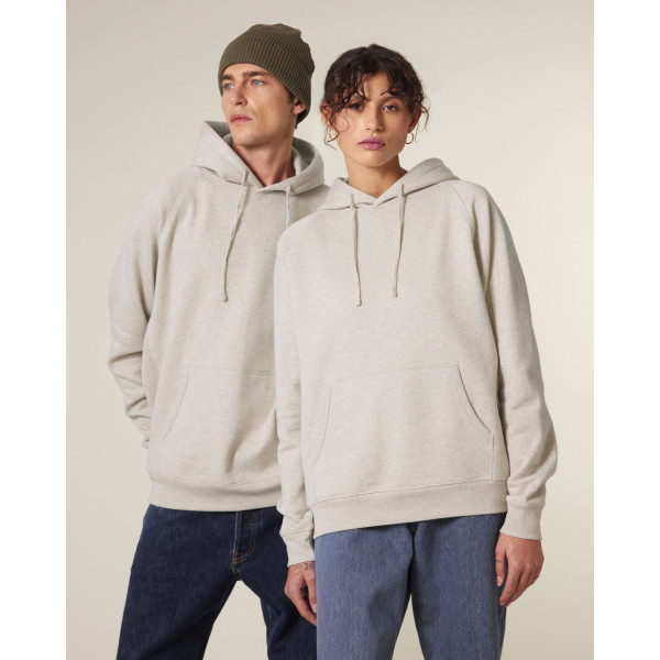 Sweatshirt unisexe Le Striker en coton biologique personnalisable – Hoodie raglan confortable BCM Goodies