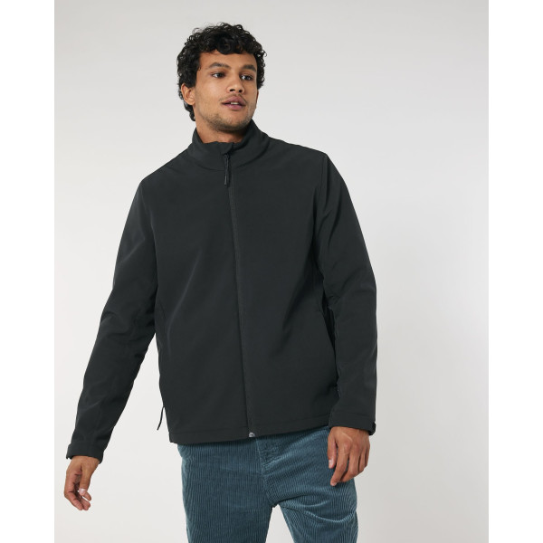 Veste softshell personnalisable homme Stanley Navigator en polyester recyclé – Goodies entreprise BCM Goodies