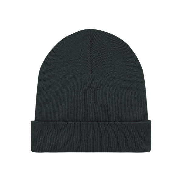 Bonnet Rib Beanie personnalisable en coton bio et polyester recyclé – Accessoire écologique BCM Goodies