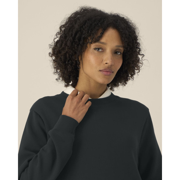 Sweatshirt à col rond personnalisable Stella Thinker – objet publicitaire pour entreprises | BCM Goodies