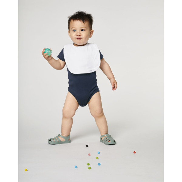 Bavoir personnalisé Baby Bib – Accessoire publicitaire en coton – Marquage technique_de_marquage – 0,21 kg – Fabriqué au Banglad