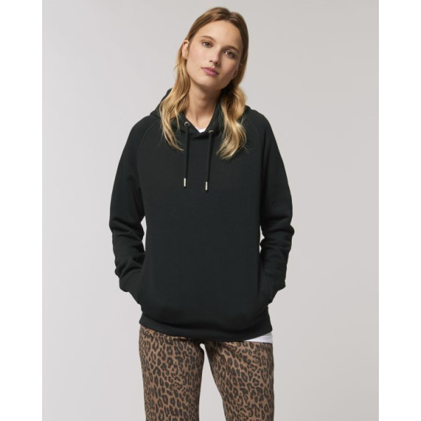 Sweat-shirt à capuche Sider unisexe en coton bio et polyester recyclé – Vêtement promotionnel écologique | BCM Goodies