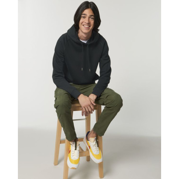 Sweat-shirt à capuche Sider unisexe en coton bio et polyester recyclé – Vêtement promotionnel écologique | BCM Goodies