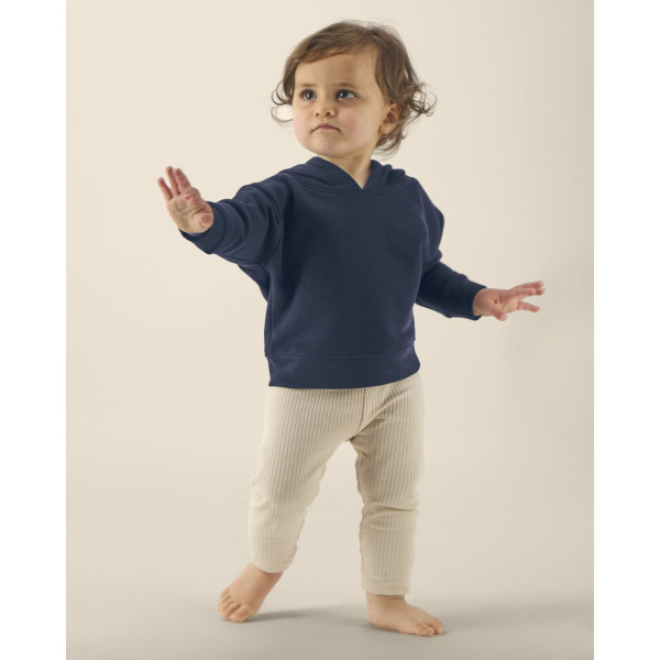 Sweat-shirt à capuche bébé écologique personnalisable en coton bio et polyester recyclé – Baby Cruiser BCM Goodies