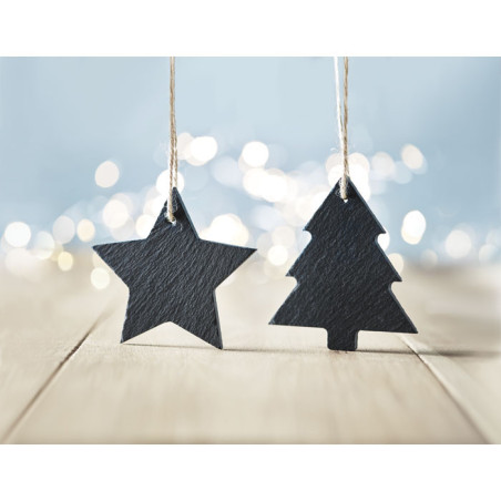 Suspension étoile en ardoise SLATESTAR Personnalisable | BCM Goodies - 1