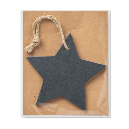 Suspension étoile en ardoise SLATESTAR Personnalisable | BCM Goodies - 4
