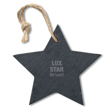 Suspension étoile en ardoise SLATESTAR Personnalisable | BCM Goodies - 5