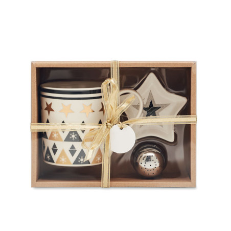 Tasse, soucoupe et infuseur UNIQUE Personnalisable | BCM Goodies - 5