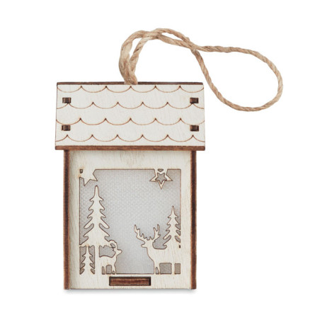 Maisonnette en MDF  lumière PONIA Personnalisable | BCM Goodies - 3