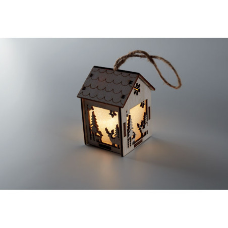 Maisonnette en MDF  lumière PONIA Personnalisable | BCM Goodies - 5