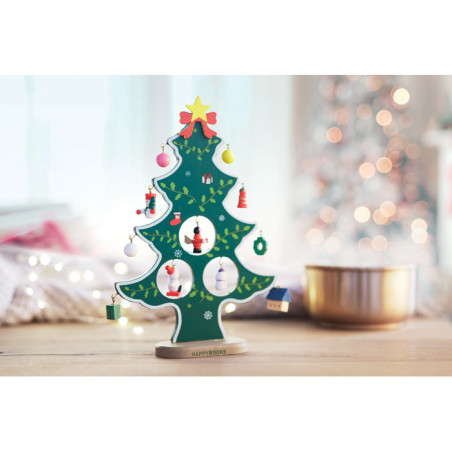 Sapin de Noël de décoration WOODTREE Personnalisable | BCM Goodies - 5