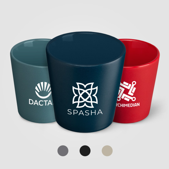 Tasse en céramique mate Trieste 180 ml sans poignée – Mug compatible machines à café – BCM Goodies