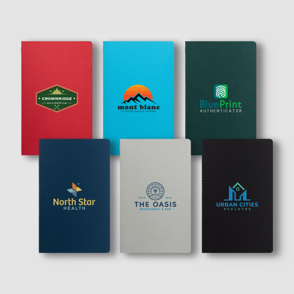 Carnet Rime personnalisable A5 en papier FSC avec couverture souple – Prise de notes professionnelle pour entreprises