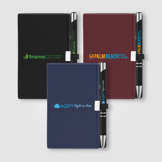 Coffret Bloc-notes et stylo Crosby personnalisable – Objet publicitaire pour entreprises