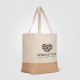 Sac cabas personnalisé Rio™ Shopper Tote Bag 20L en coton et jute recyclés – Goodies entreprise BCM Goodies