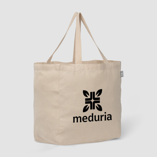 Sac fourre-tout en coton recyclé 225 gsm Toronto – Goodies personnalisés écoresponsables pour entreprises