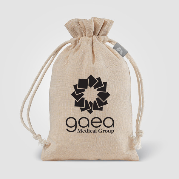 Sac cadeau en coton recyclé 105 gsm personnalisé – Cadeau d’entreprise écologique pour événements professionnels | BCM Goodies
