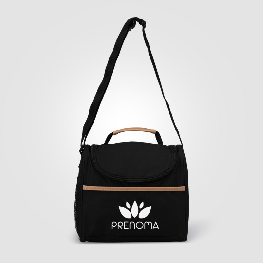 Sac isotherme Lund 600D rPET personnalisable – objet publicitaire écologique pour entreprise