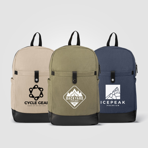 Odyssey Pack - Sac à dos personnalisé en toile de coton recyclée pour entreprises | BCM Goodies