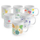 Tasse en céramique blanche personnalisable 355 ml Seattle – Mug publicitaire pour entreprise