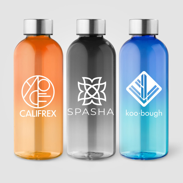 Gourde personnalisable Skye rPET 500 ml avec bouchon twist ombré – Objet publicitaire écologique pour entreprises