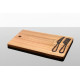 Set de planche et couteaux à fromage personnalisable en acacia FSC® 100% avec logo gravé – Cadeau d’affaires BCM Goodies