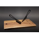 Set de planche et couteaux à fromage personnalisable en acacia FSC® 100% avec logo gravé – Cadeau d’affaires BCM Goodies